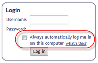 Persistent Logins